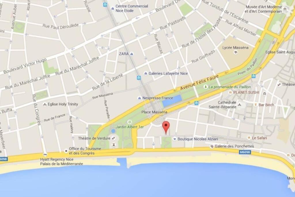 Apartamento 06J - Superb Duplex Loft With Ac - Sea View Niza Exterior foto
