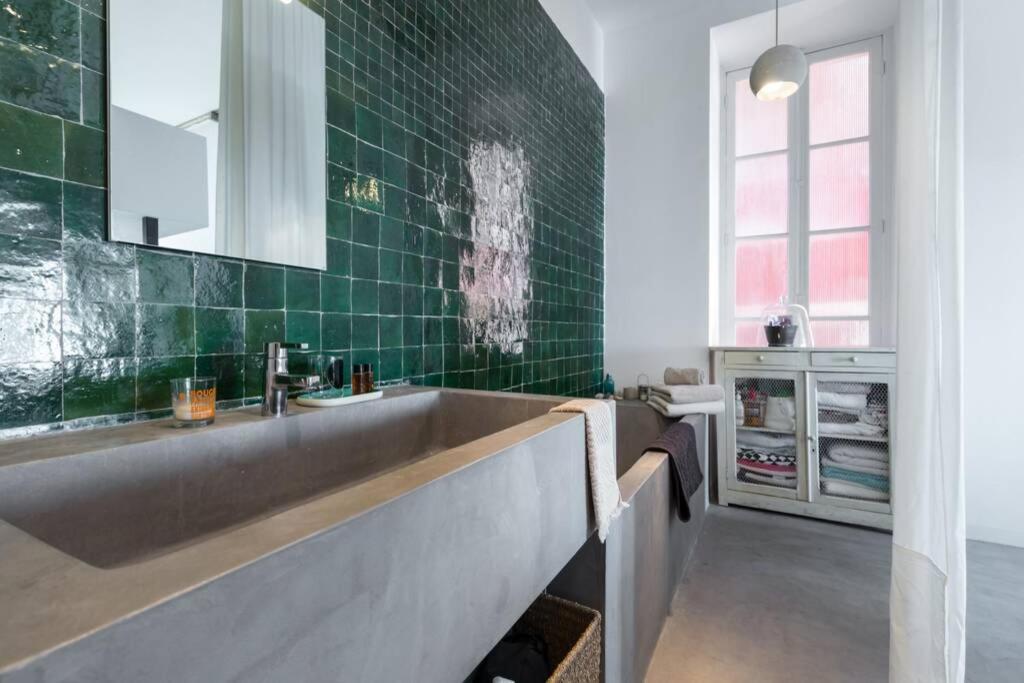 Apartamento 06J - Superb Duplex Loft With Ac - Sea View Niza Exterior foto