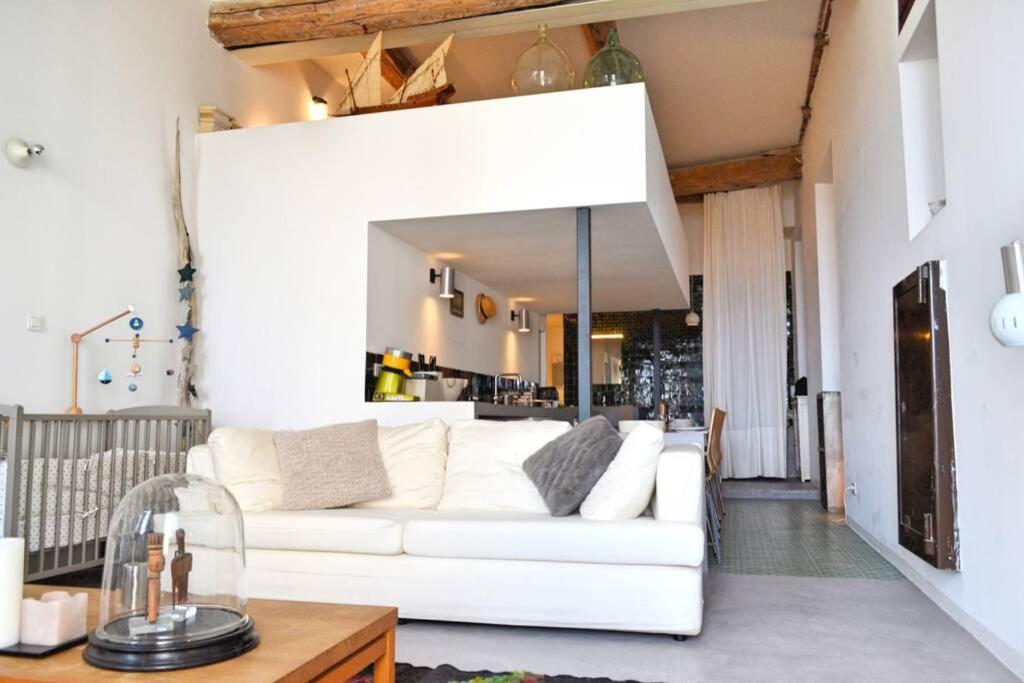 Apartamento 06J - Superb Duplex Loft With Ac - Sea View Niza Exterior foto