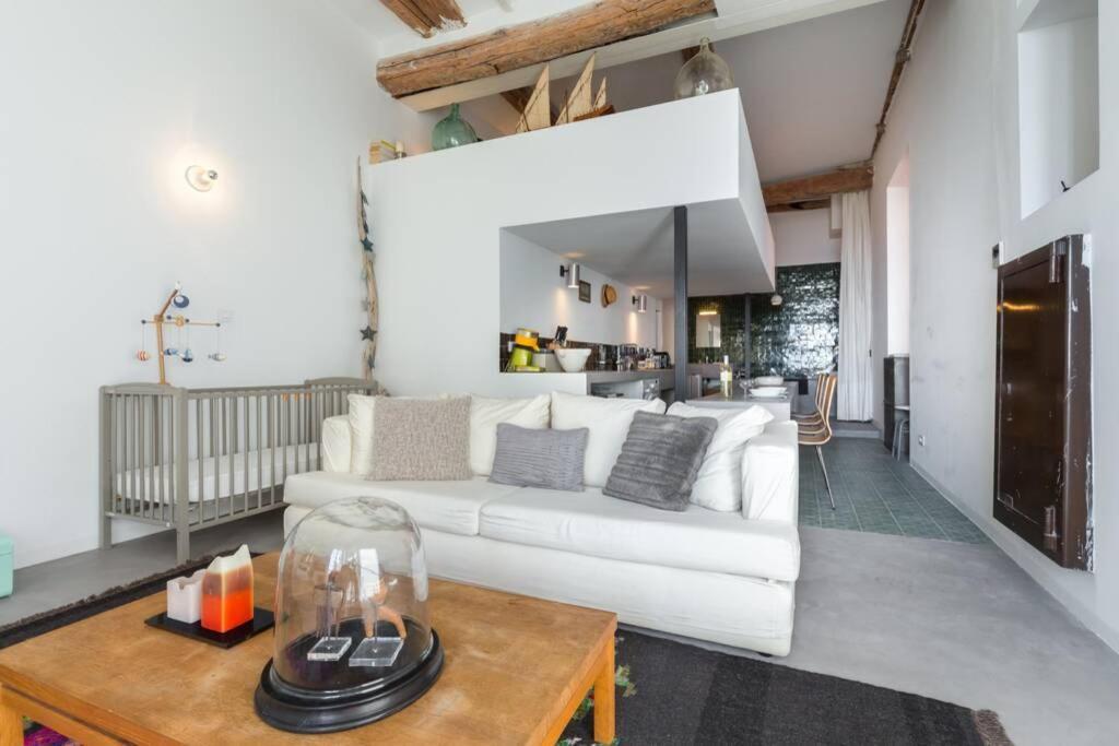 Apartamento 06J - Superb Duplex Loft With Ac - Sea View Niza Exterior foto