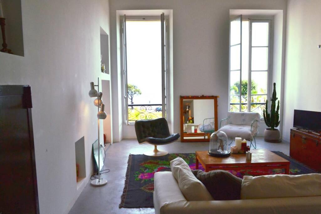 Apartamento 06J - Superb Duplex Loft With Ac - Sea View Niza Exterior foto