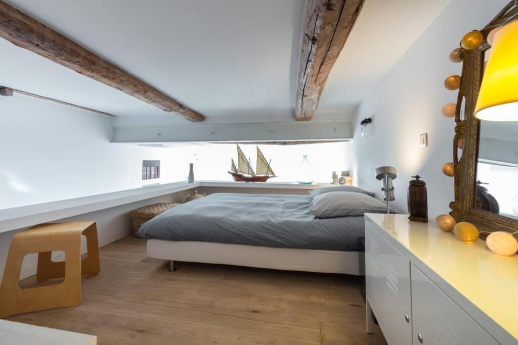 Apartamento 06J - Superb Duplex Loft With Ac - Sea View Niza Exterior foto
