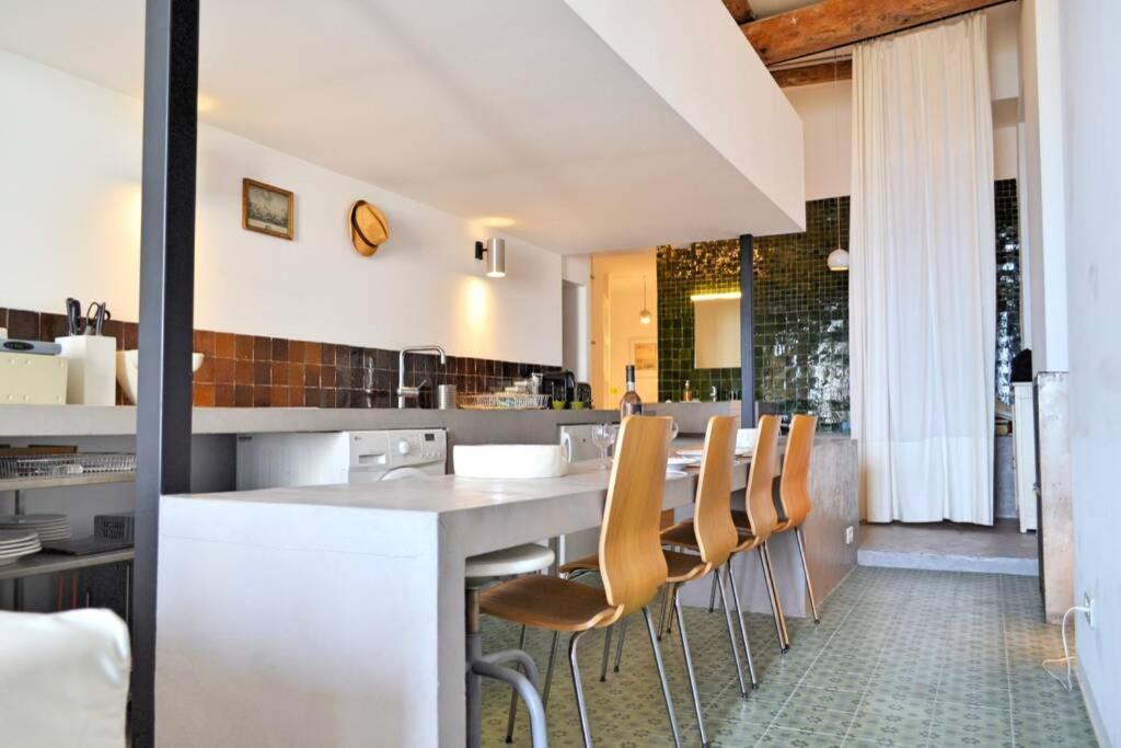 Apartamento 06J - Superb Duplex Loft With Ac - Sea View Niza Exterior foto