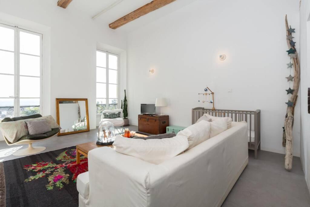 Apartamento 06J - Superb Duplex Loft With Ac - Sea View Niza Exterior foto
